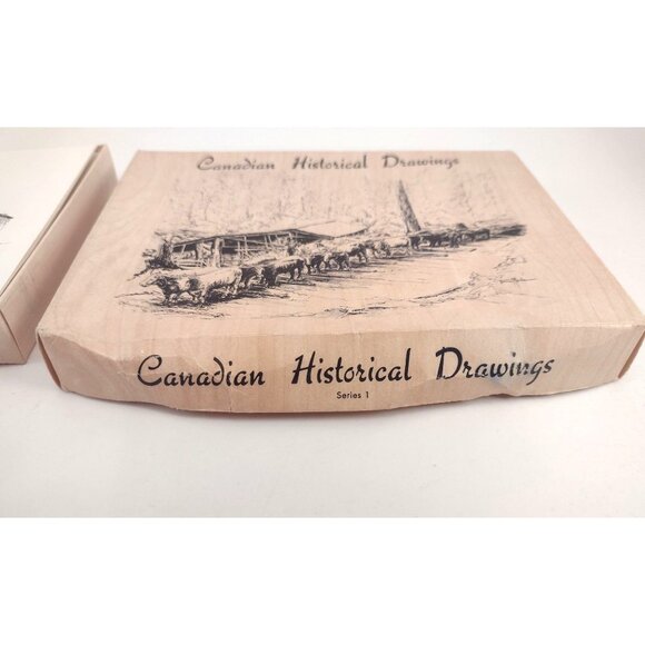 10 Hasty Note Cards Canadian Historical Drawings Art Prints Tonia Marks 1960s - Picture 11 of 11
